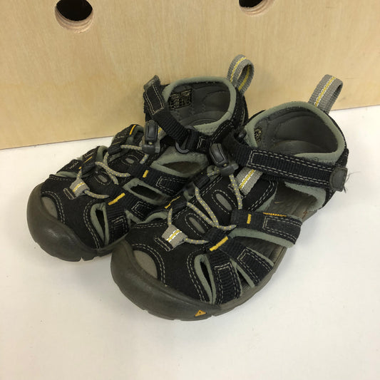Black & Yellow Seacamp Sandals