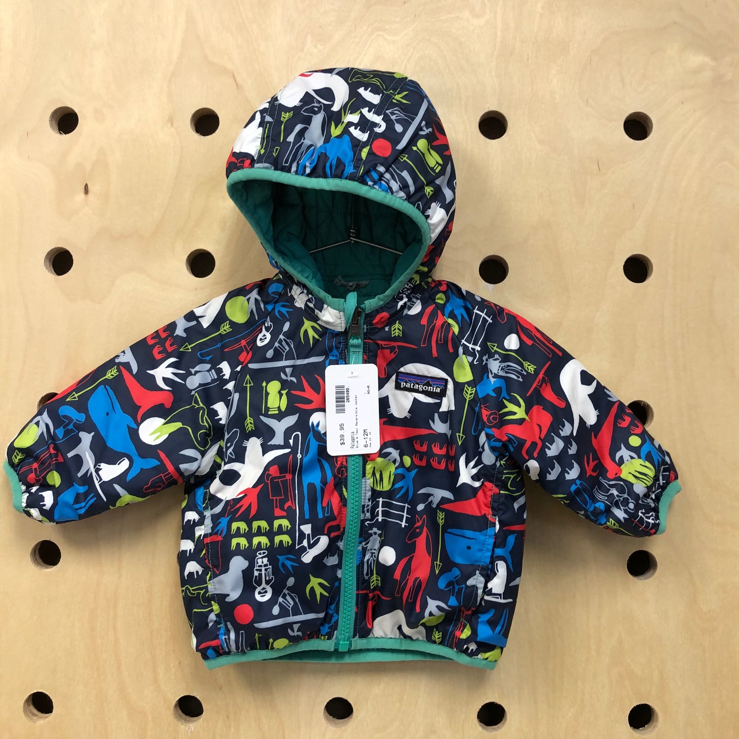 Blue & Teal Reversible Jacket