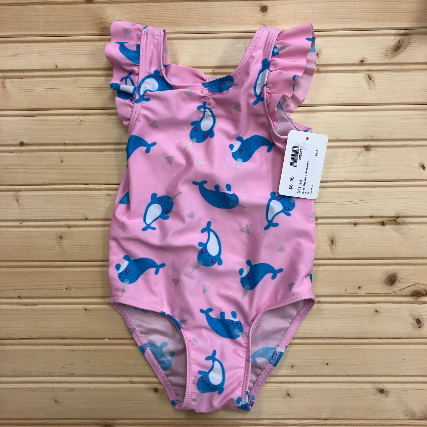 Pink Narwhal Swimsuit