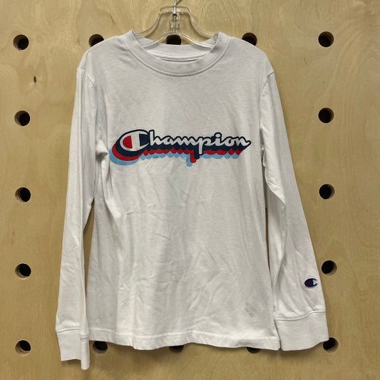 White Logo Long Sleeve