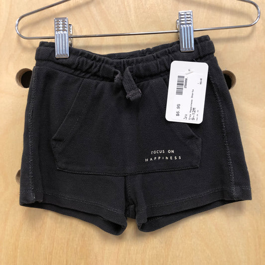 Grey Happiness Shorts
