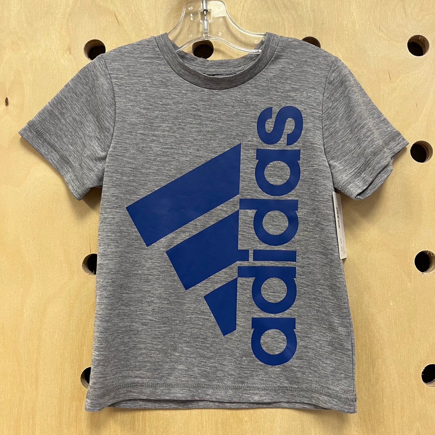 Grey Logo Athletic Tee
