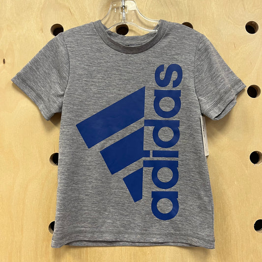 Grey Logo Athletic Tee