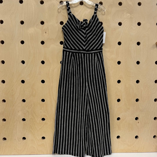 Black + White Striped Jumper