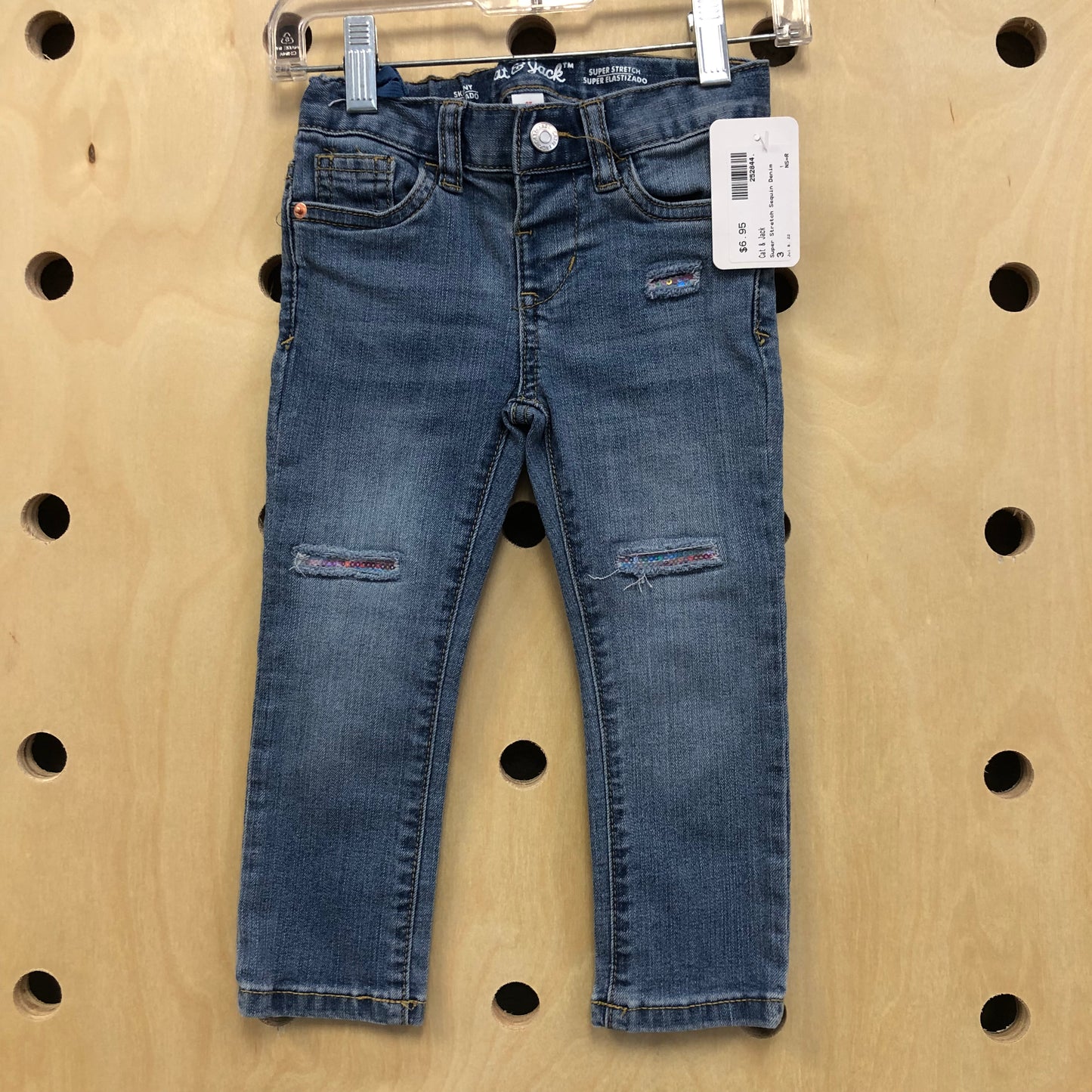 Super Stretch Sequin Denim