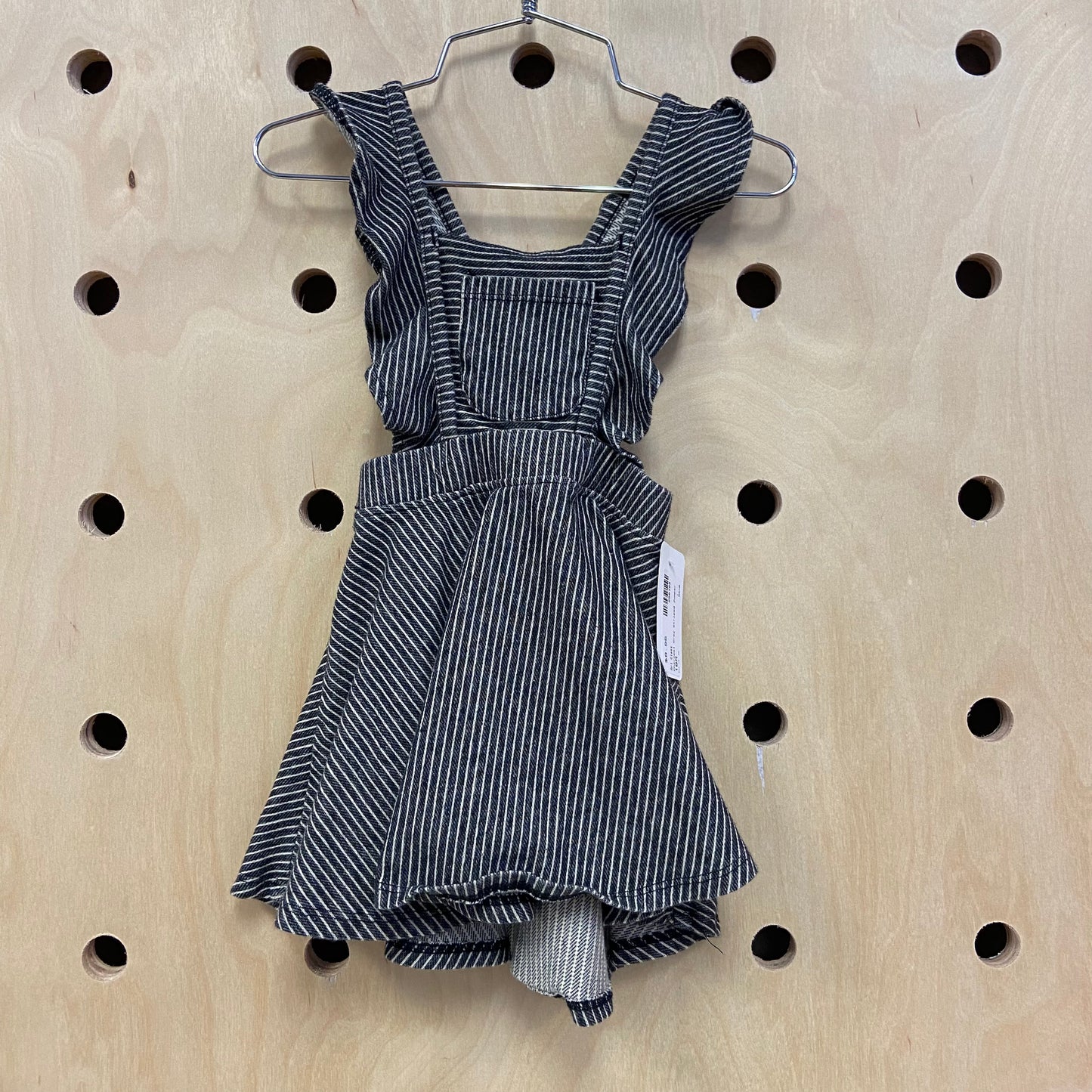 Charcoal Grey Striped Jumper