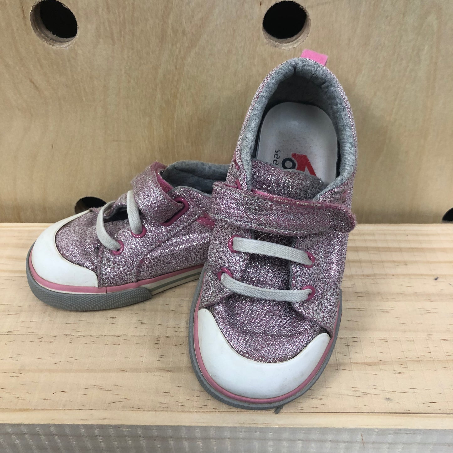 Pink Shimmer Sneakers