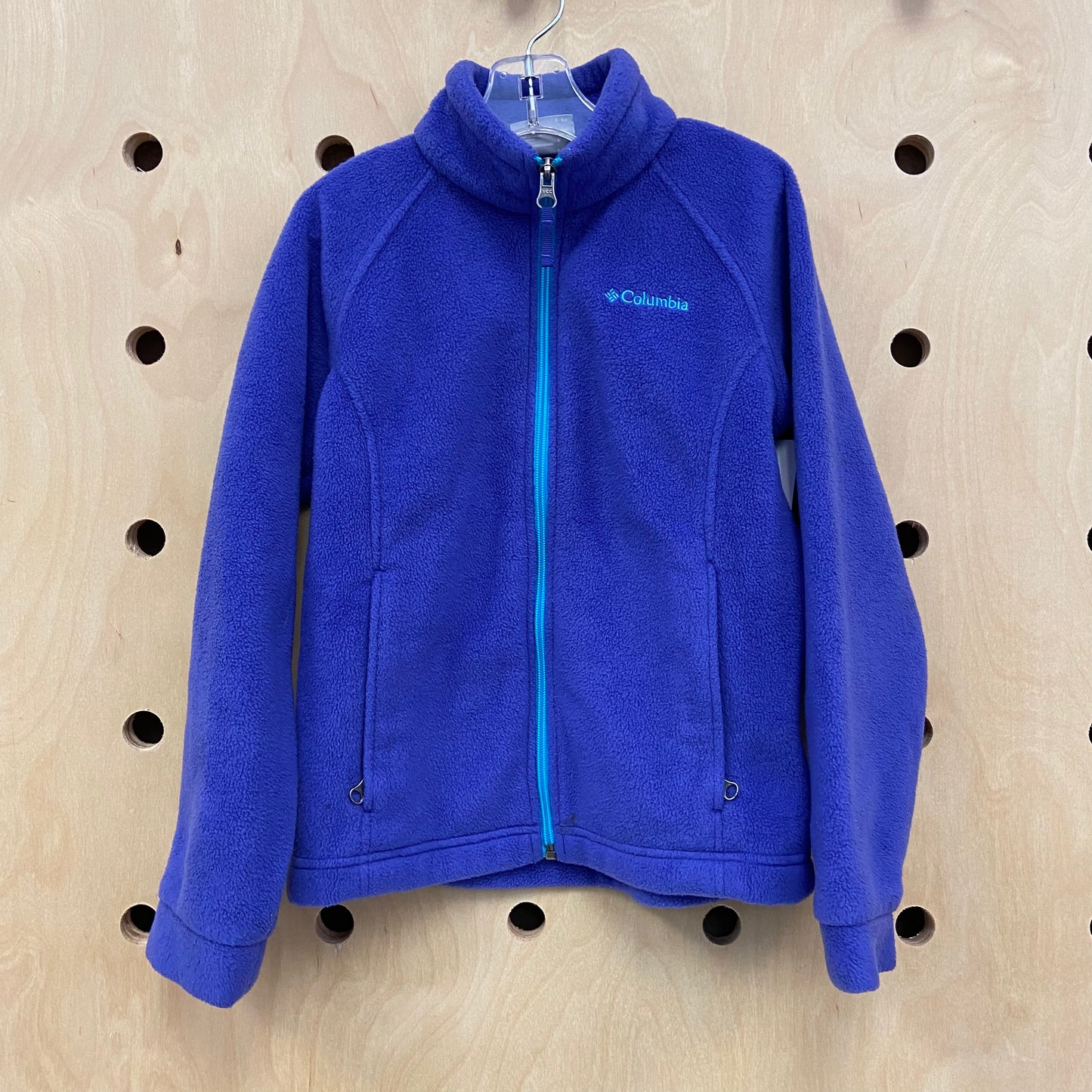 Purple + Blue Fleece Zip Up