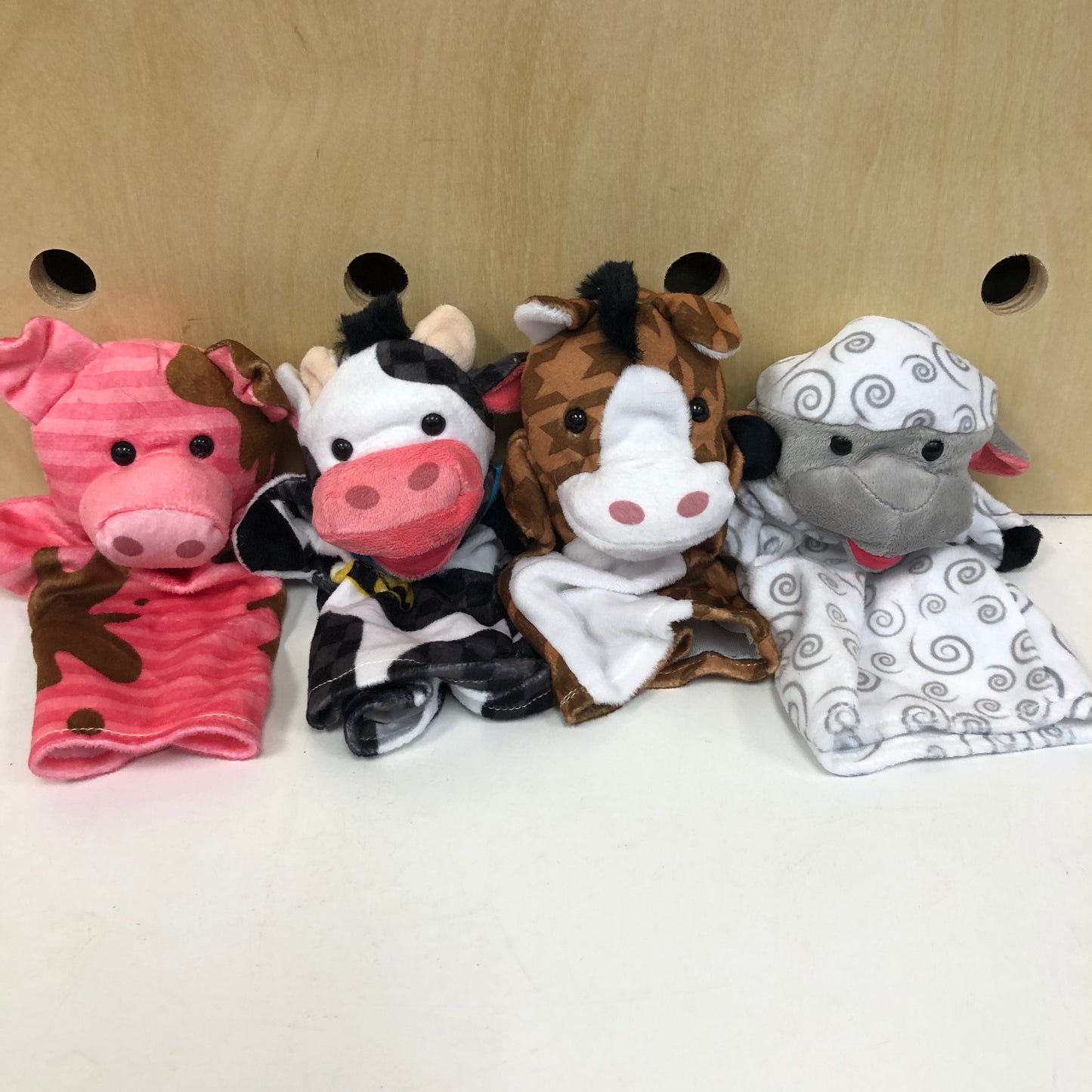 Soft Farm Animal Hand Puppets