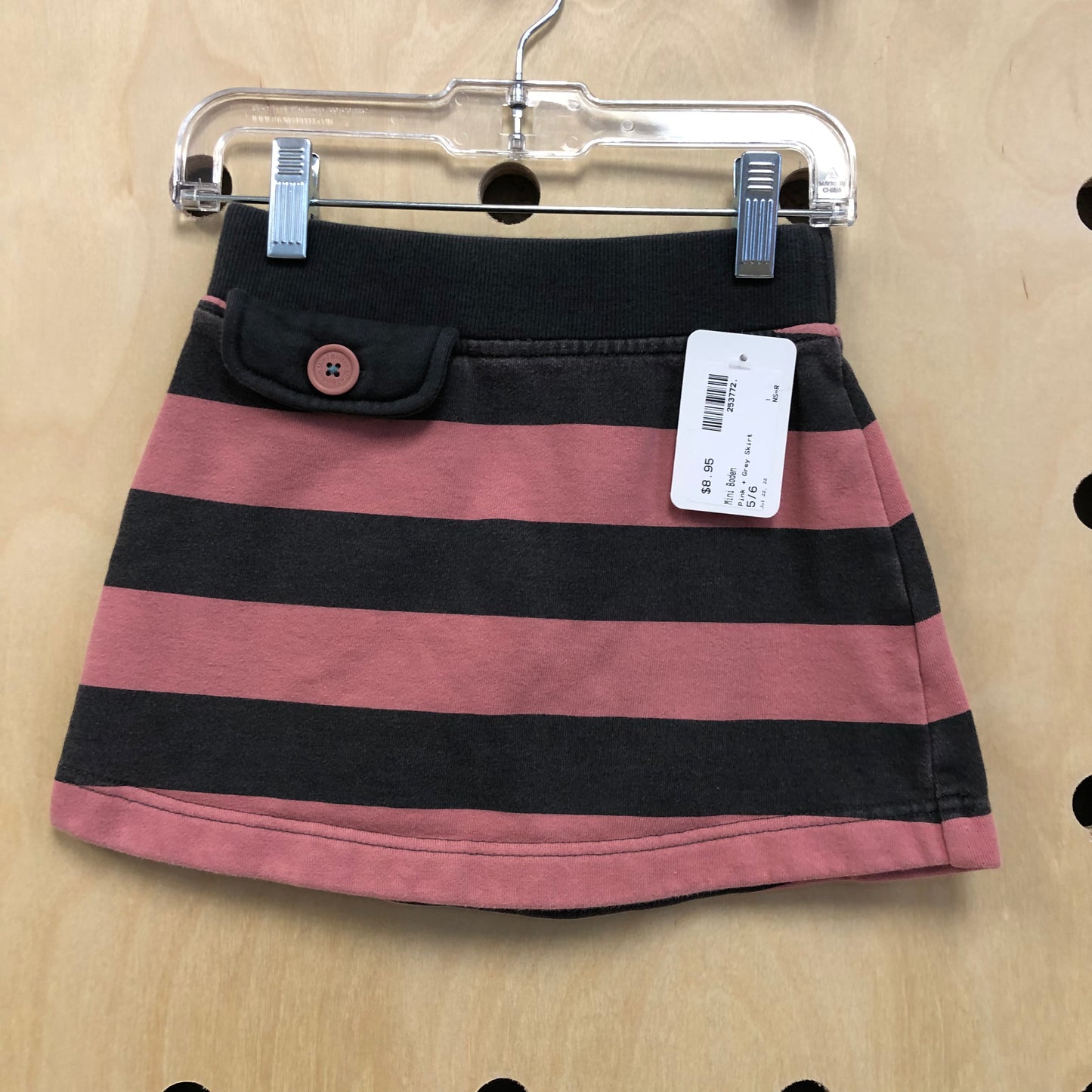 Pink + Grey Skirt