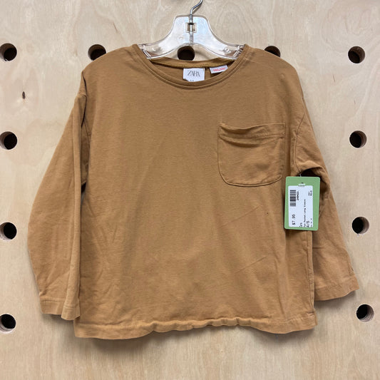 Tan Pocket Long Sleeve