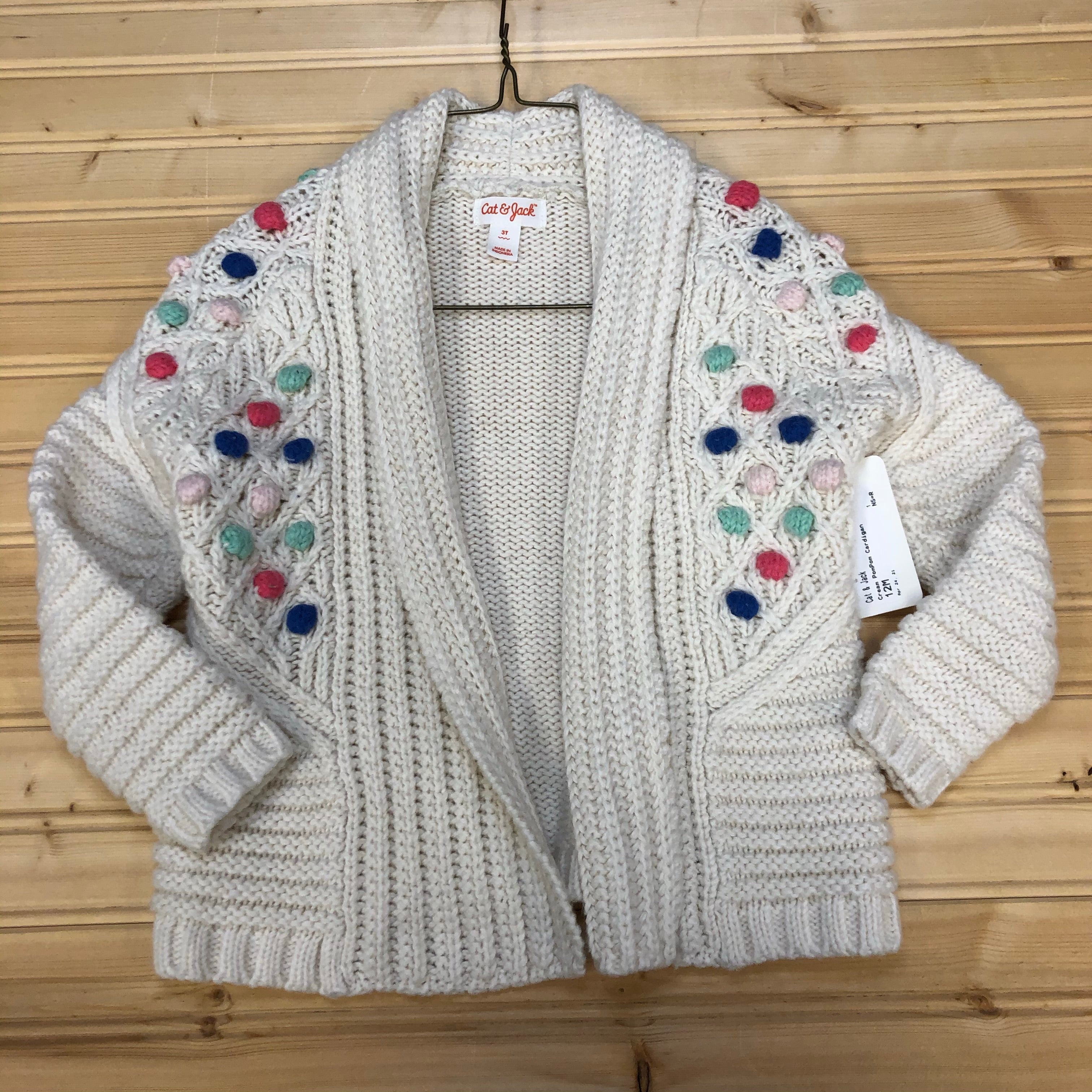 Cat Cardigan - Cream