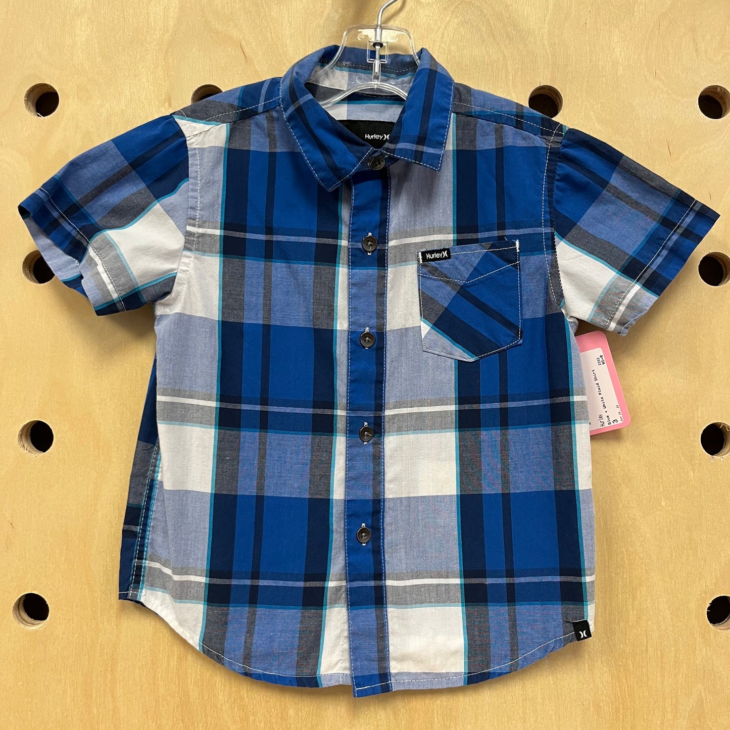 Blue + White Plaid Shirt