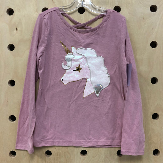 Criss Cross Unicorn Top