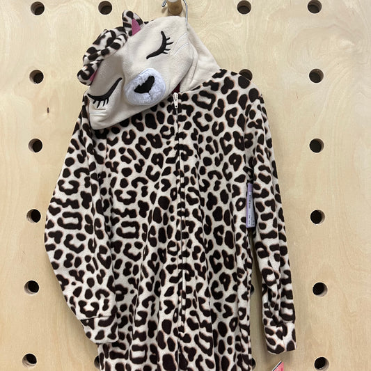 Animal Print Fleece Onesie NEW
