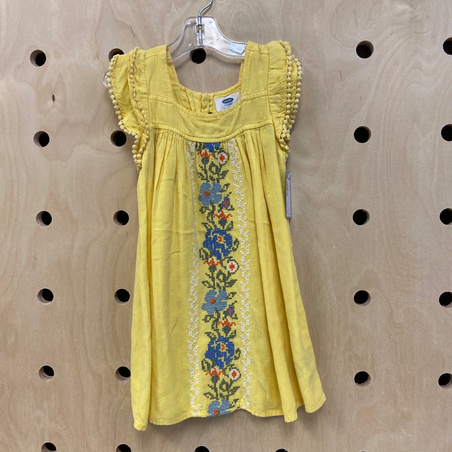 Yellow Embroidered Dress