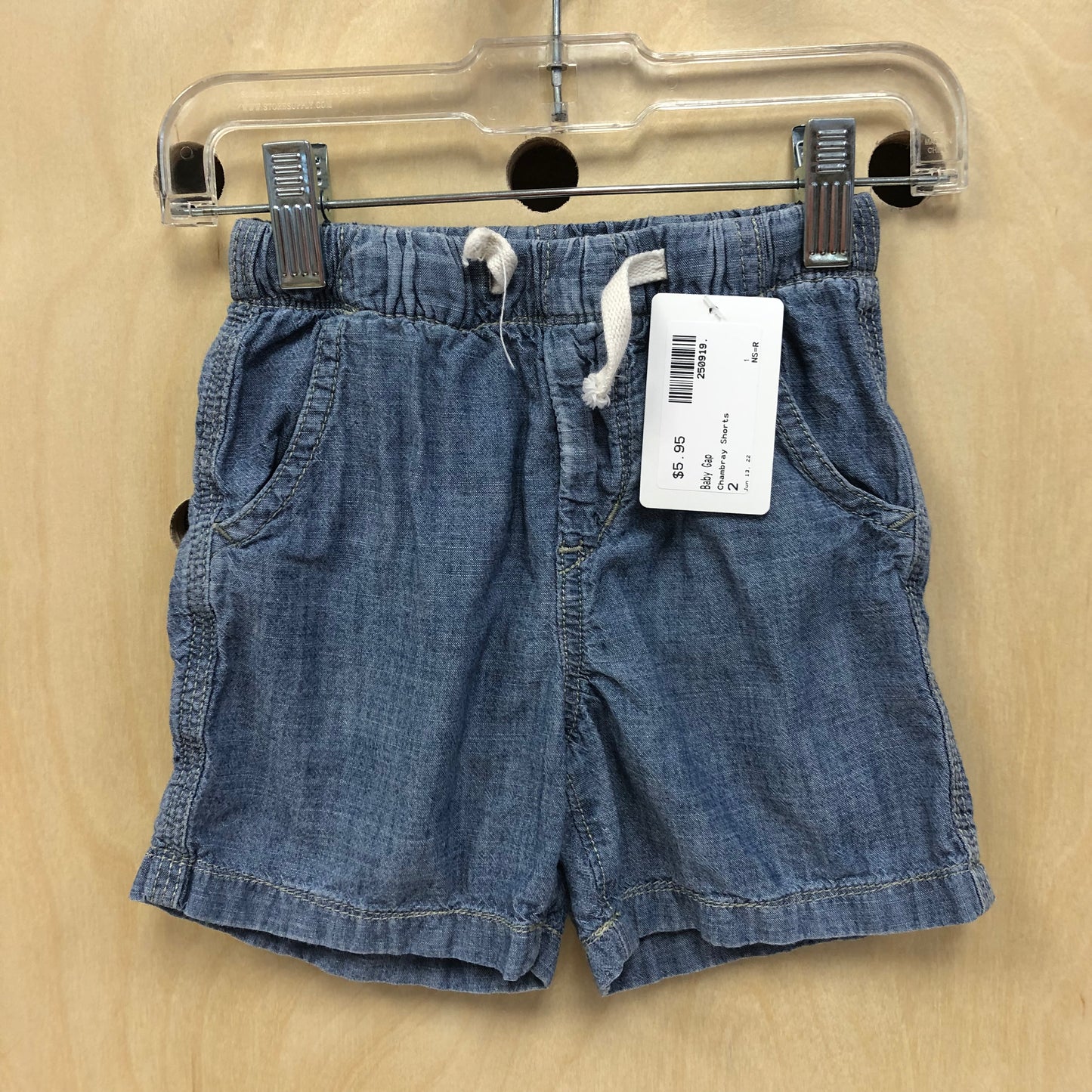 Chambray Shorts