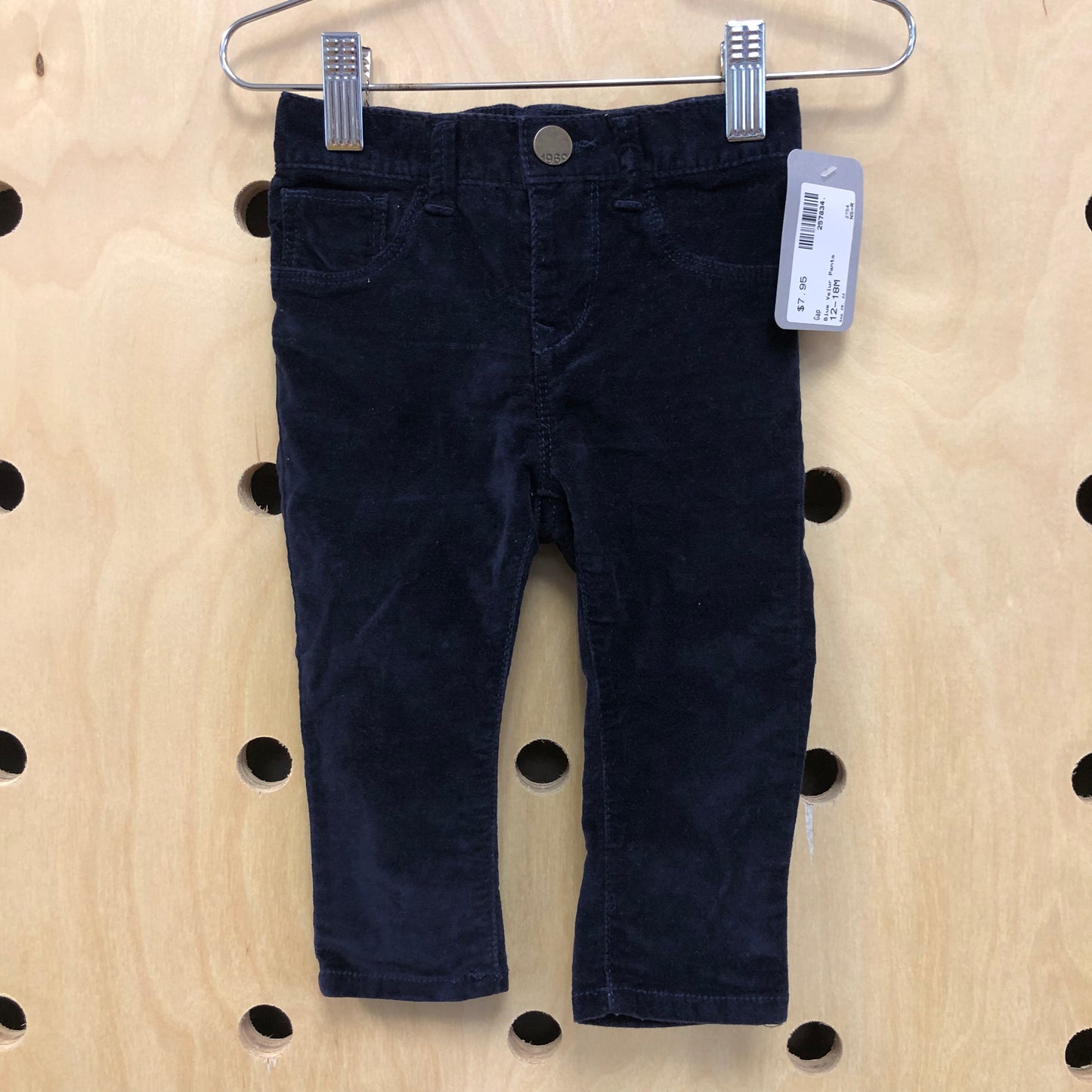 Blue Velour Pants