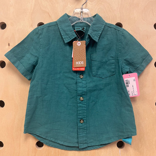 Teal Button Up NEW!