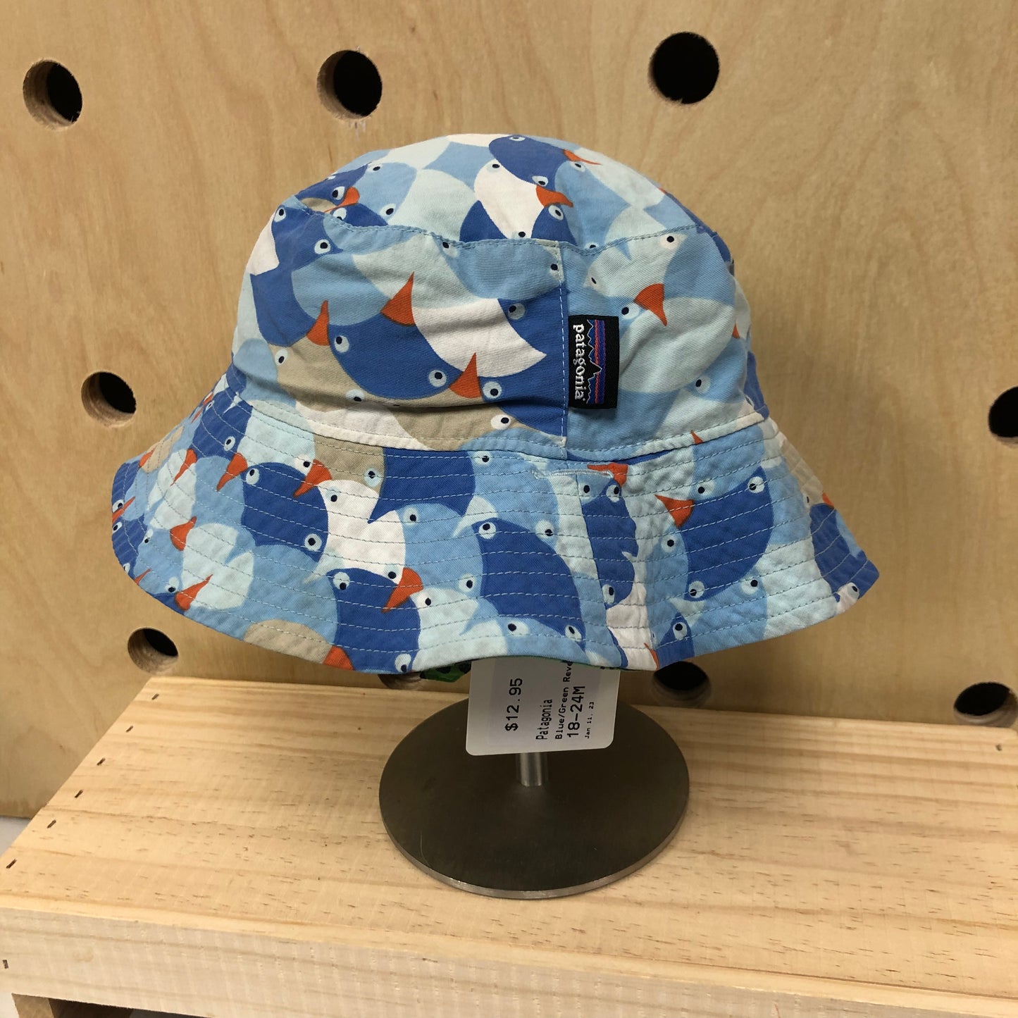 Blue/Green Reversible Sun Hat