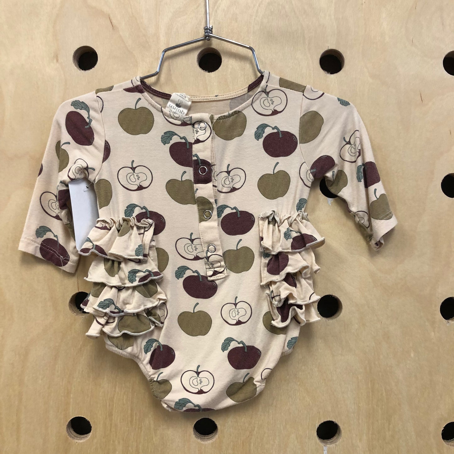 Apples Ruffle Bubble Romper