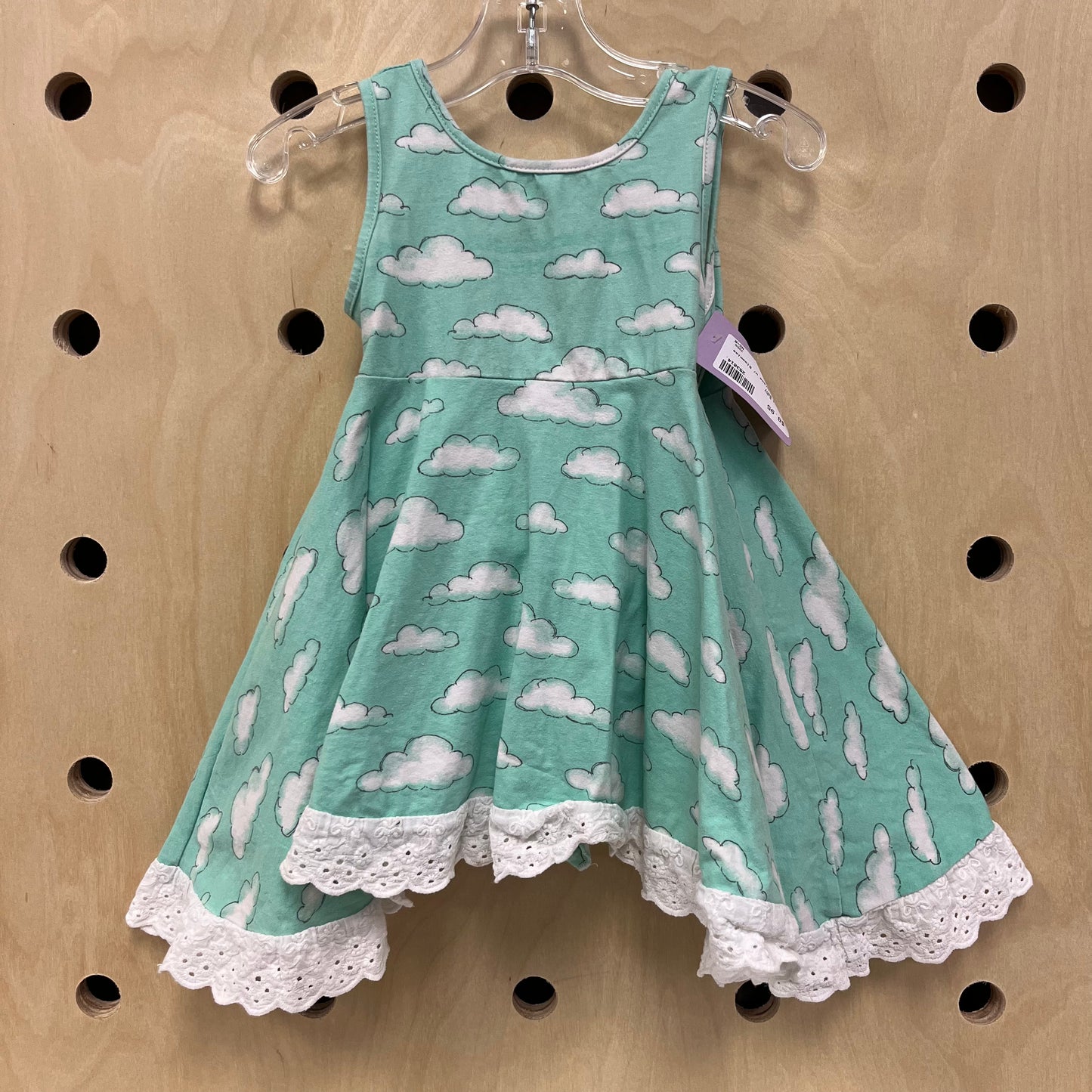 Mint Cloud Dress w/ Bloomies