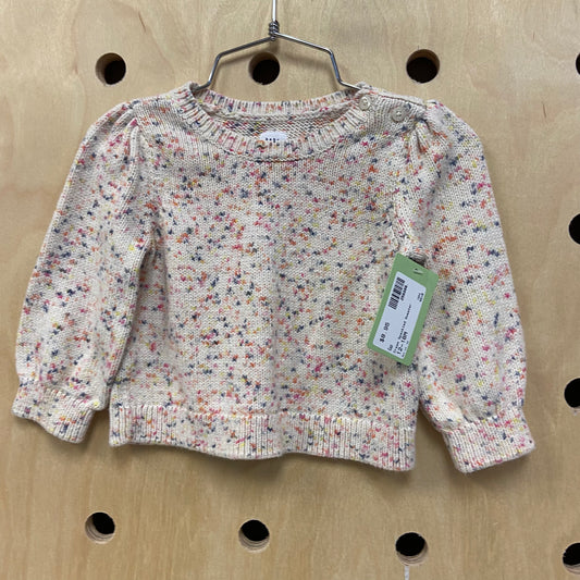 Cream Speckled Sweater