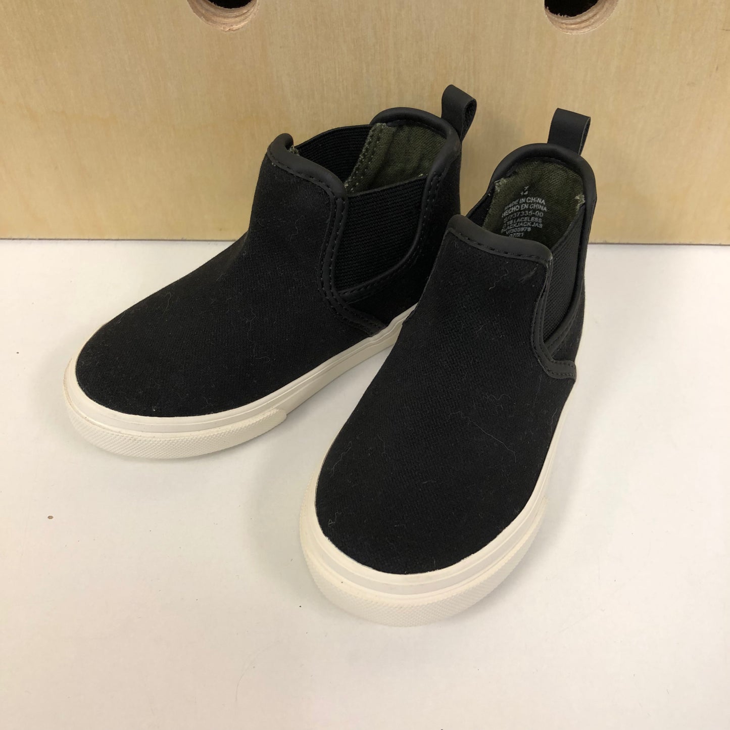 Black Slip On Hi-Tops