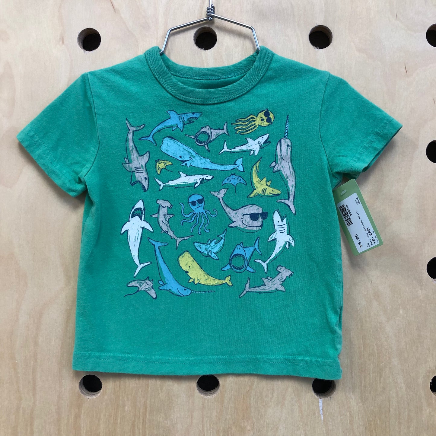 Teal Sea Animals Shirt