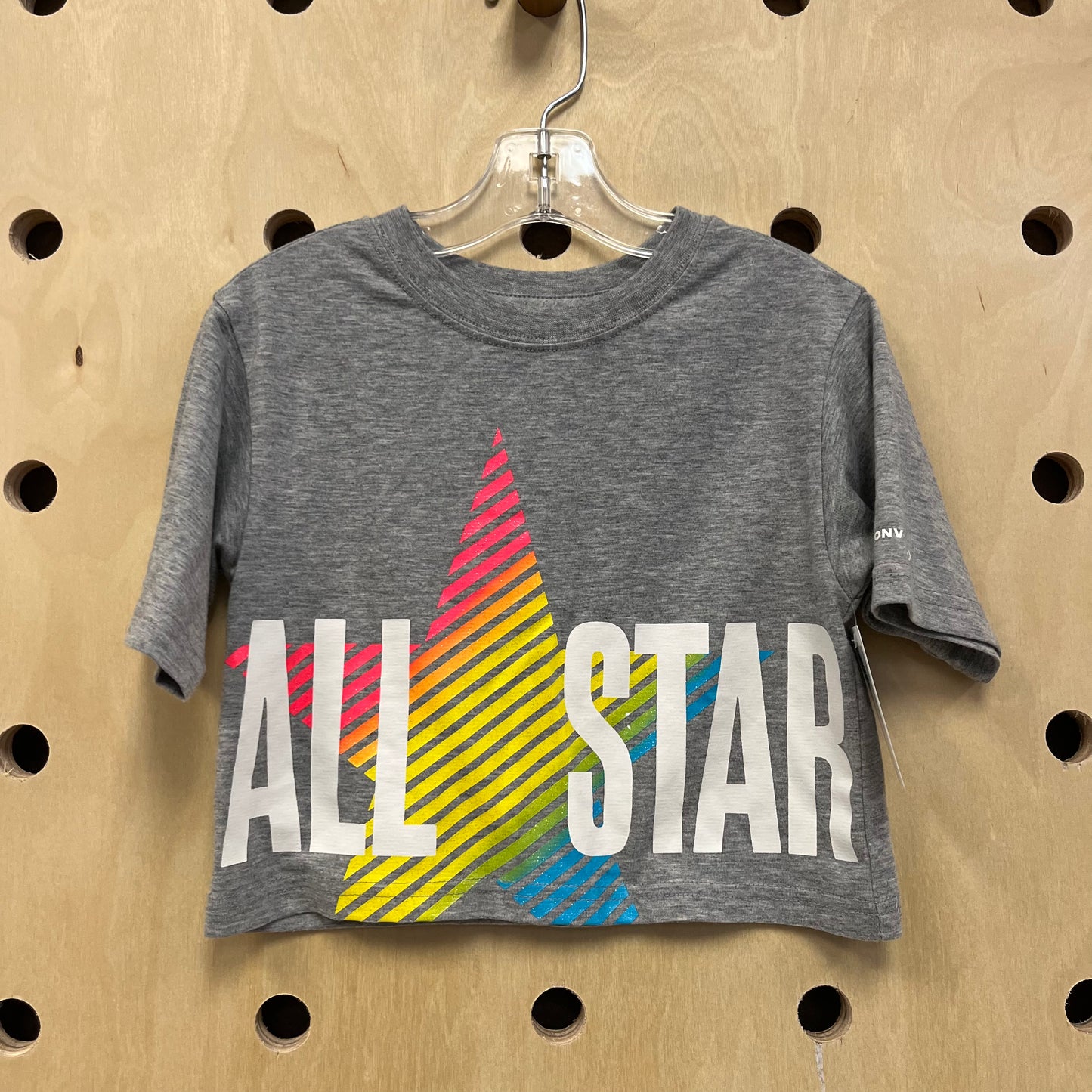 Grey All Star Crop Tee