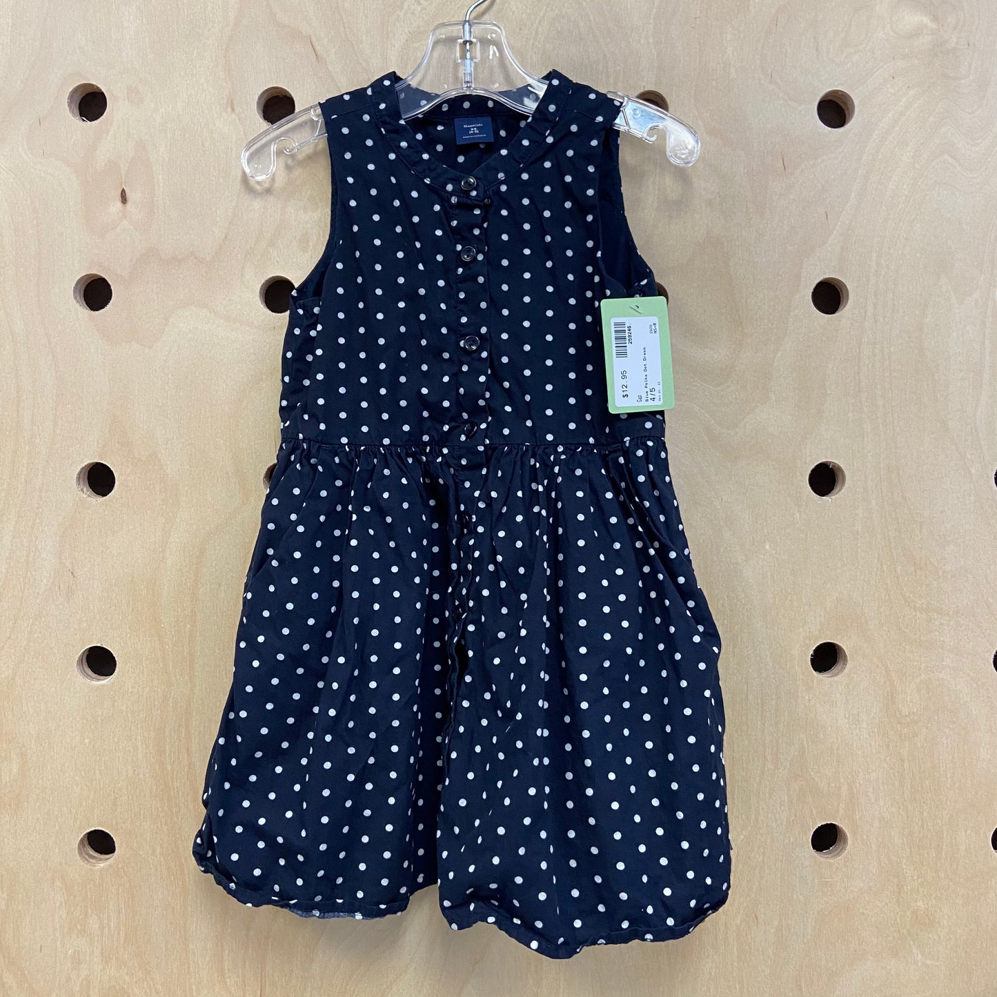 Blue Polka Dot Dress