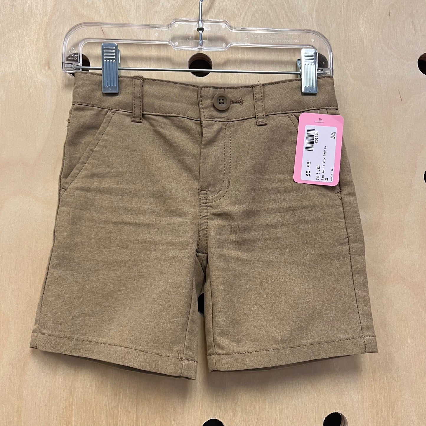 Tan Quick Dry Shorts