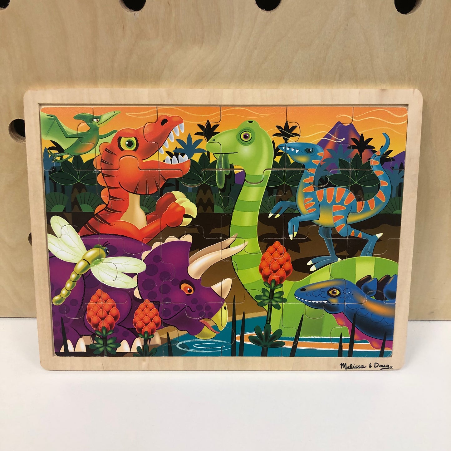 Prehistoric Sunset Jigsaw Puzzle