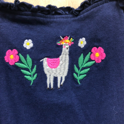 Blue Alpaca Romper