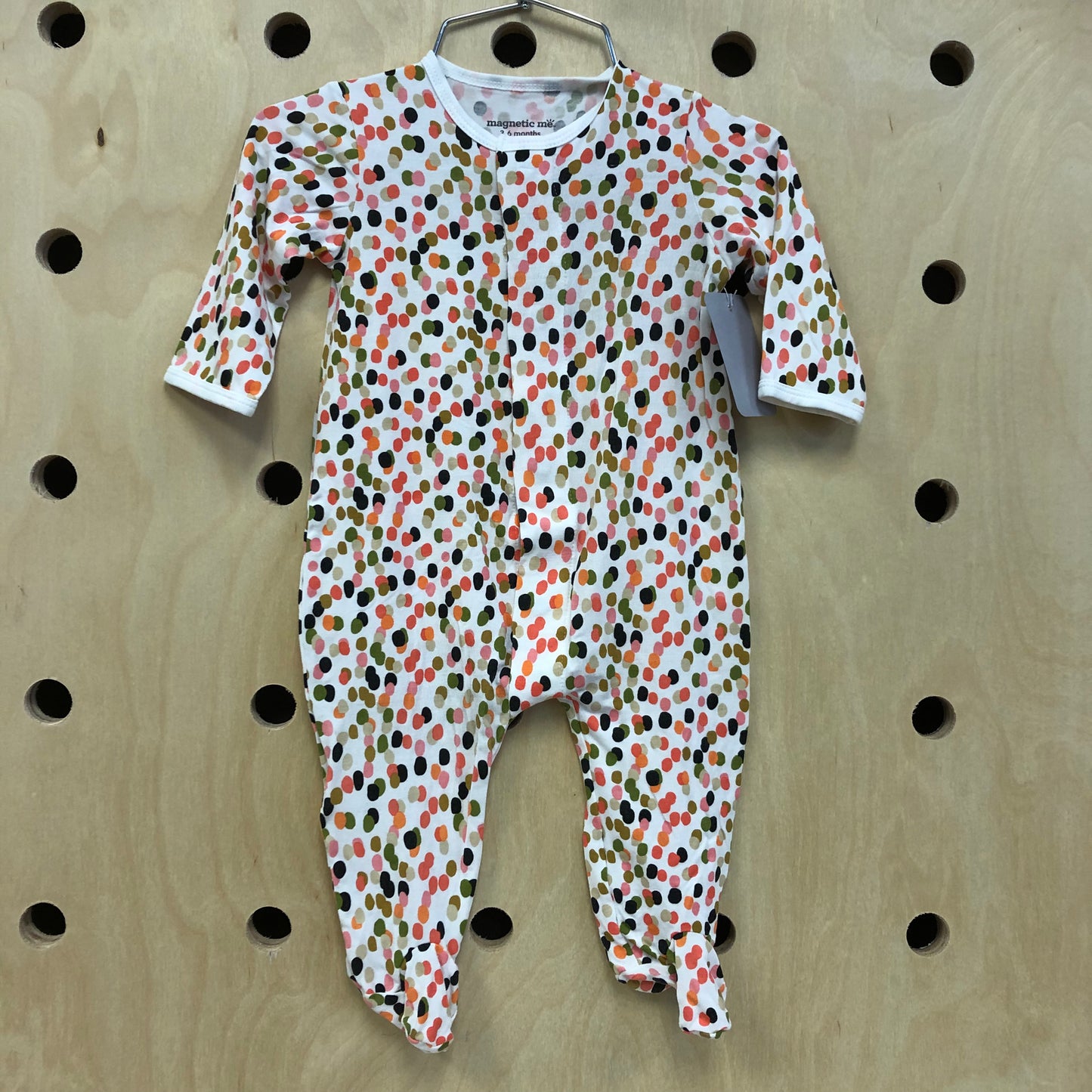 Colorful Polka Dot Footies