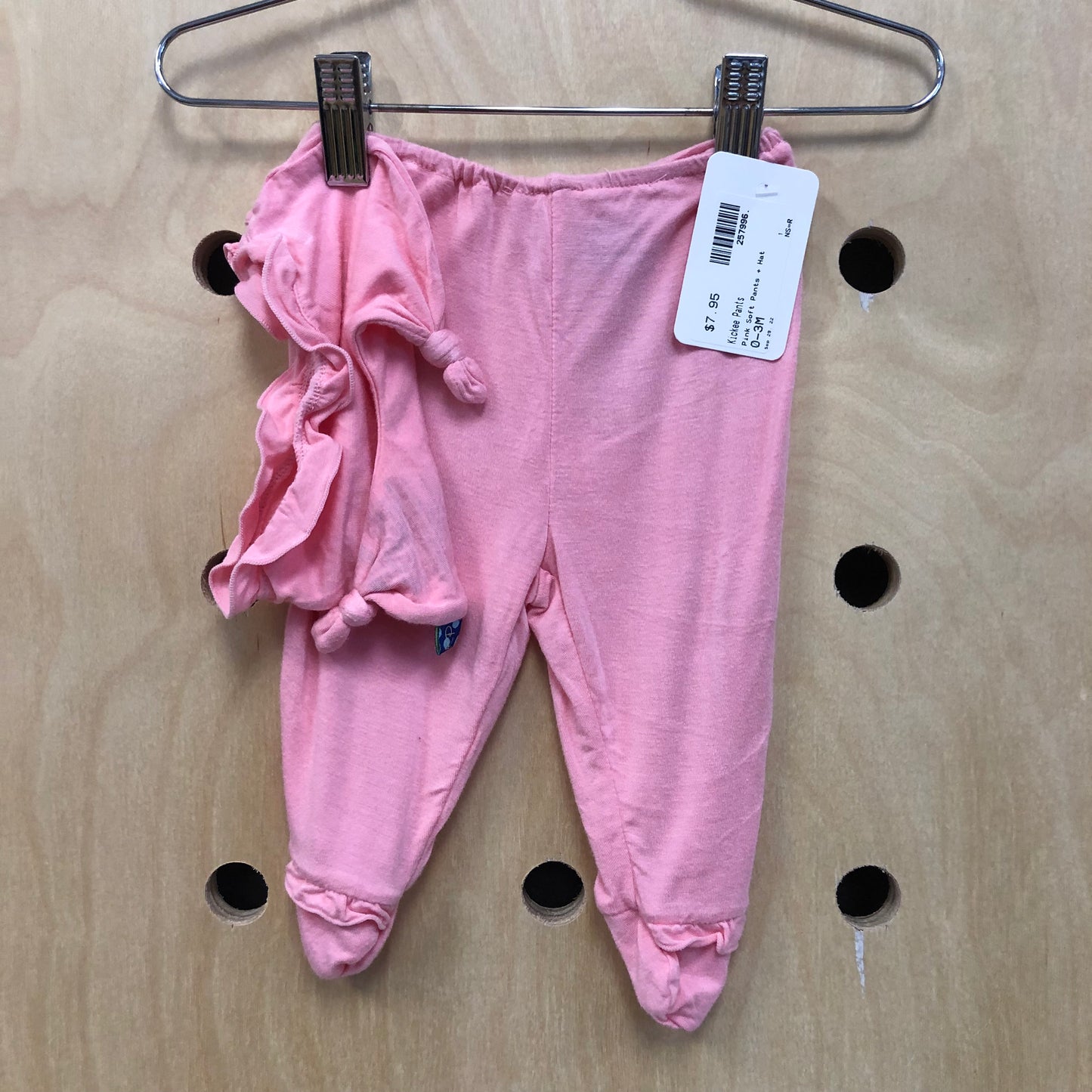 Pink Soft Pants + Hat