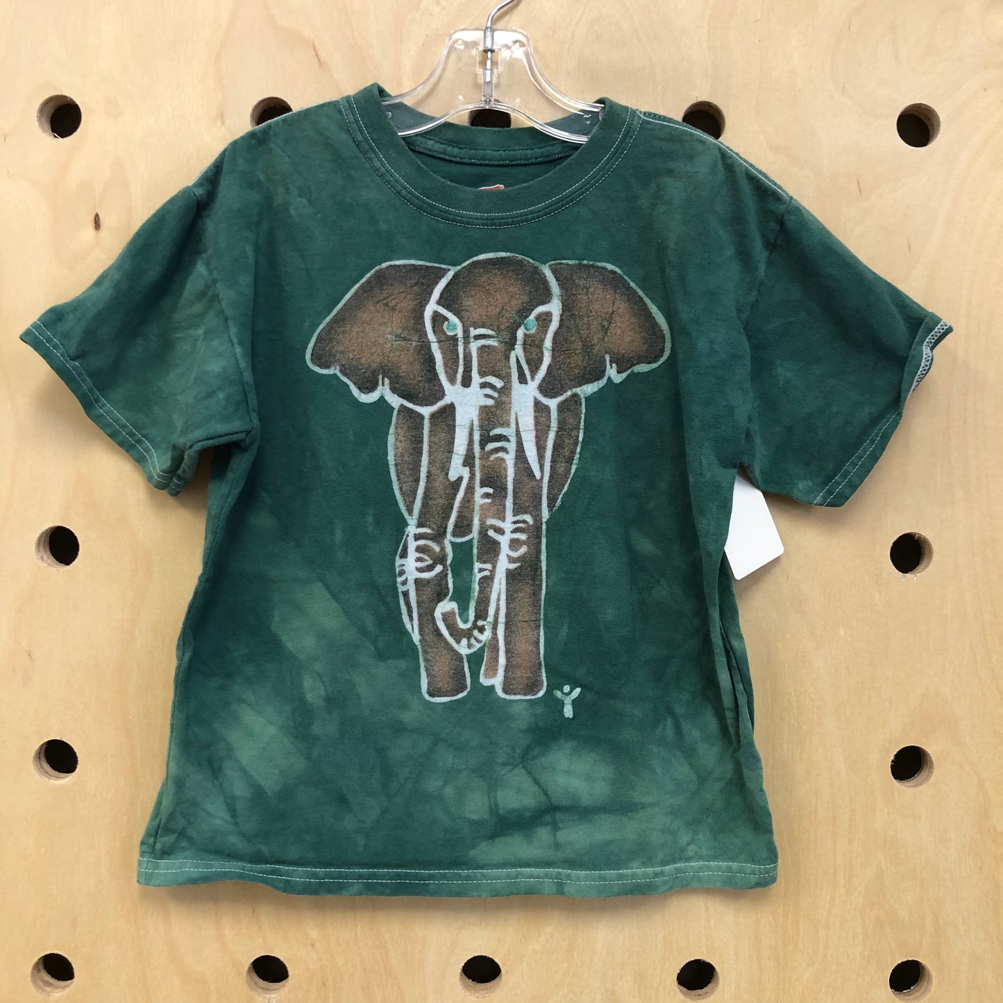 Green Elephant Tie Dye Tee