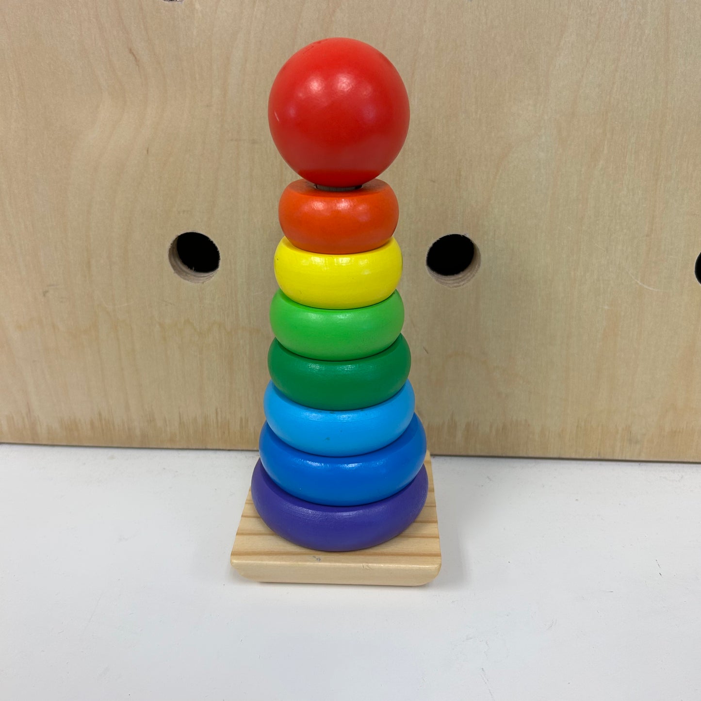 Wood Rainbow Stacker