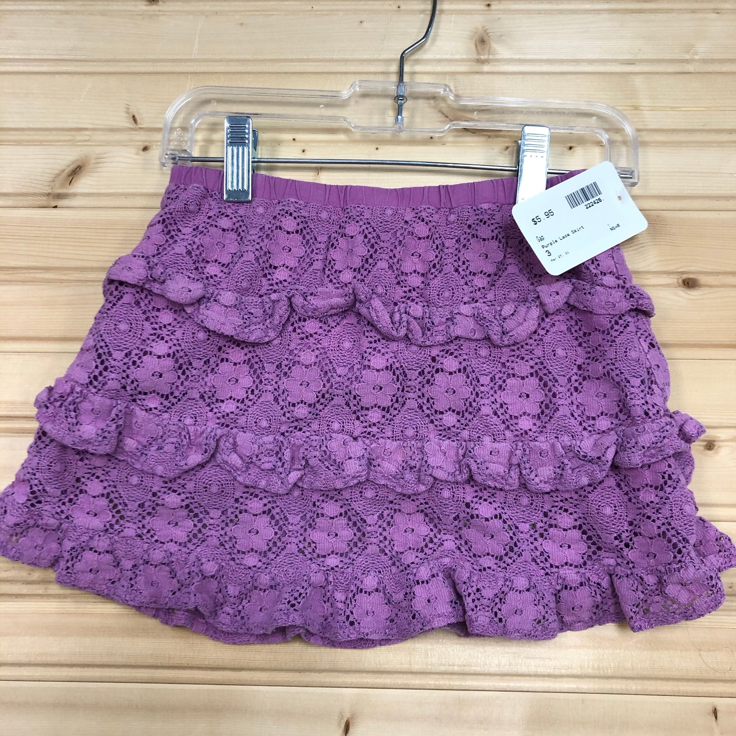 Purple Lace Skirt