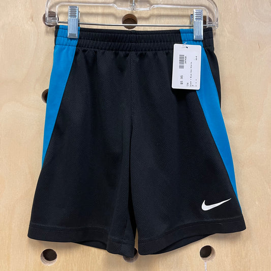 Black + Blue Gym Shorts