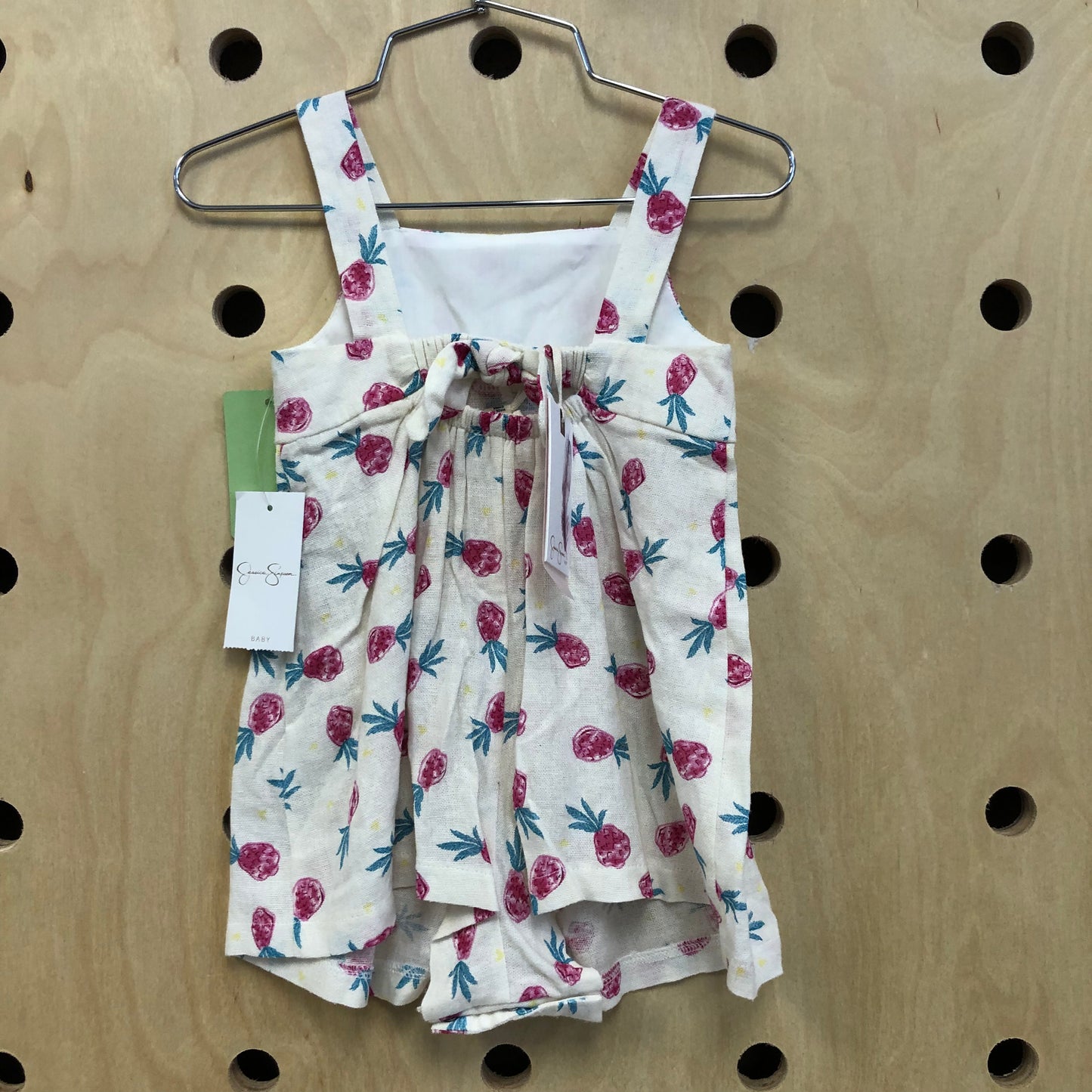 Pineapple Linen Blend Romp NEW