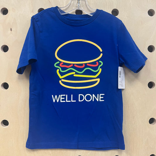 Blue Neon Burger Tee