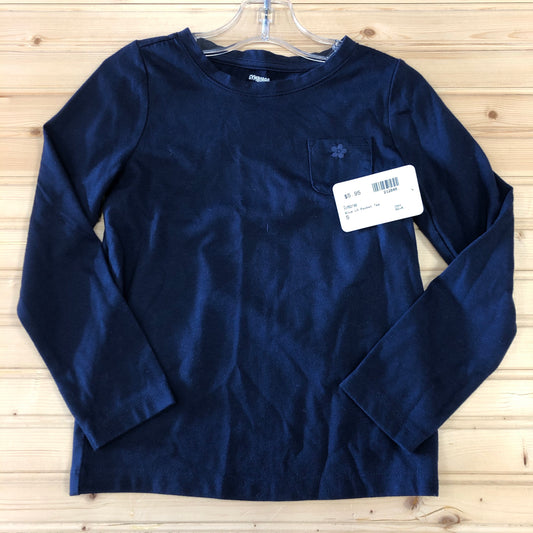 Blue LS Pocket Tee