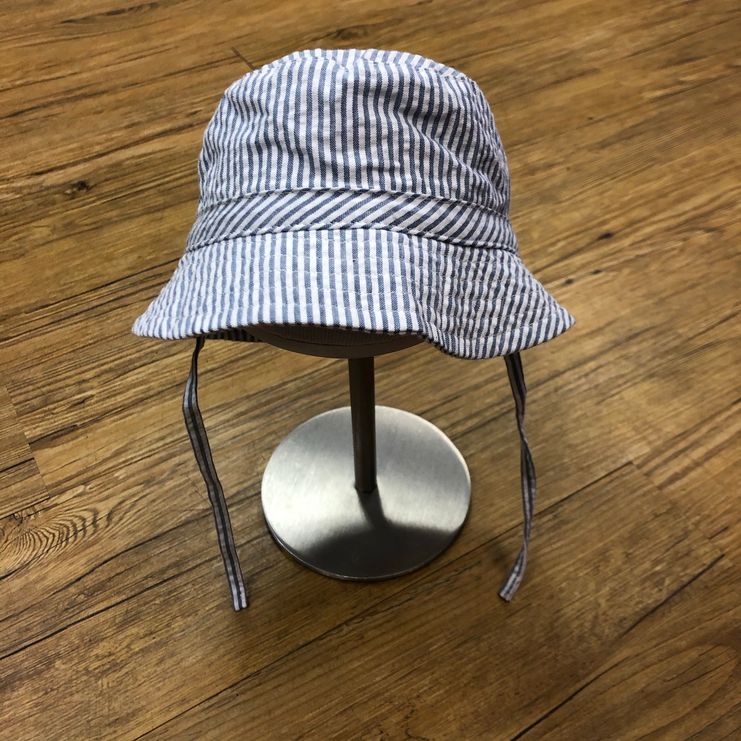 Blue Striped Sun Hat