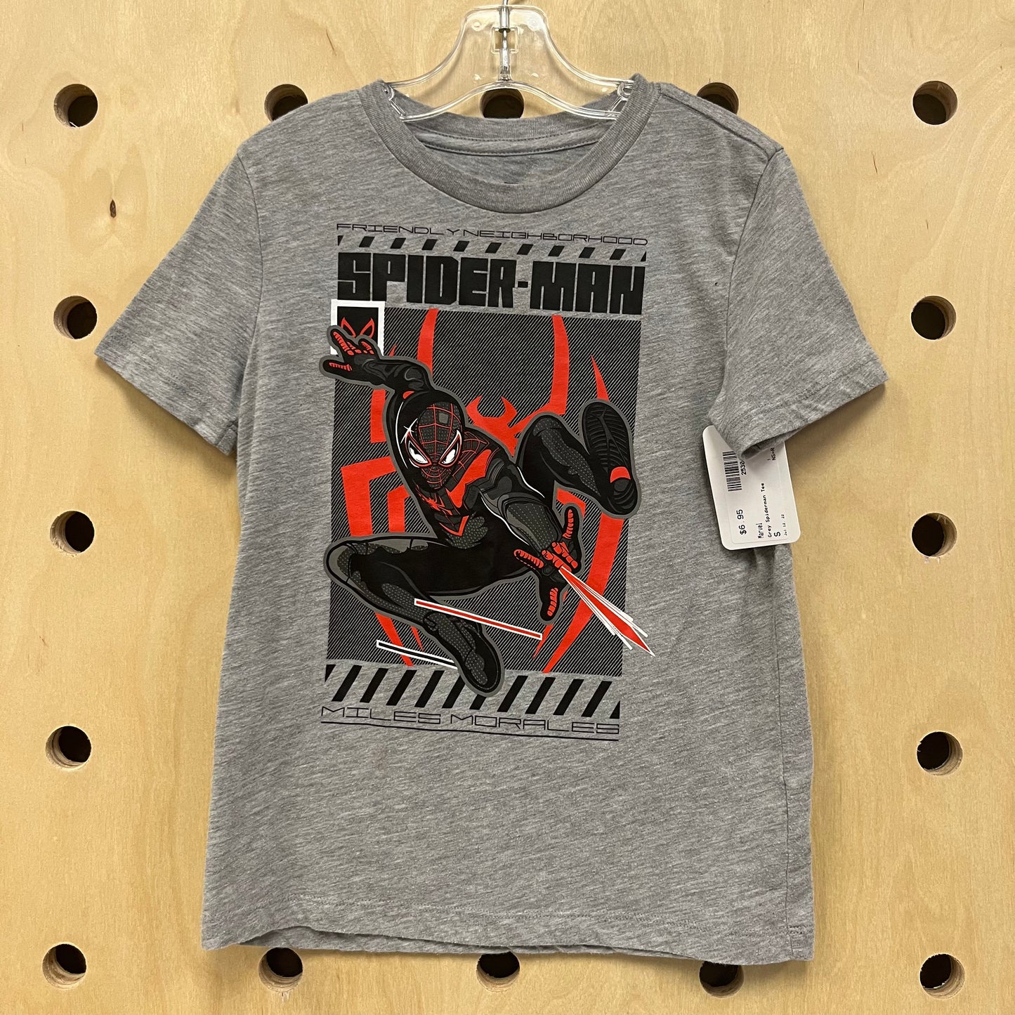 Grey Spiderman Tee