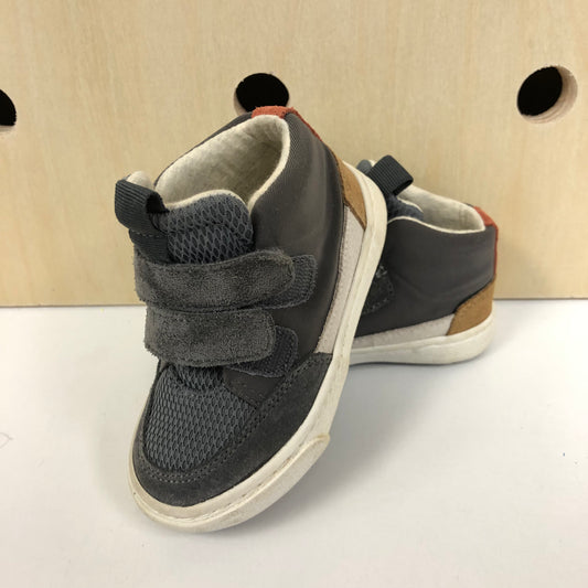 Grey Velcro Hi Tops