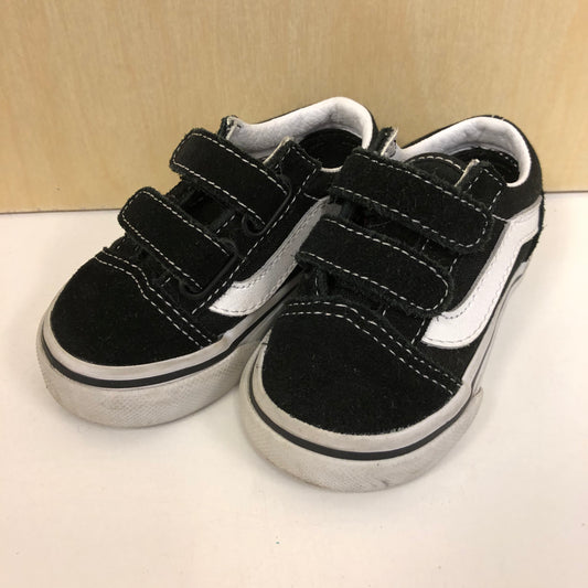 Black & White Velcro Shoes