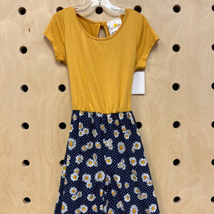 Marigold + Navy Daisy Jumper