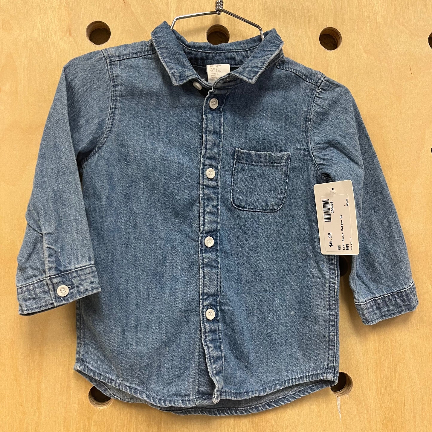 Soft Denim Button Up