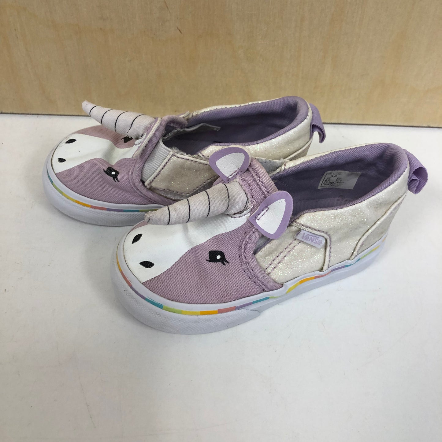 Lavender Unicorn Slip Ons
